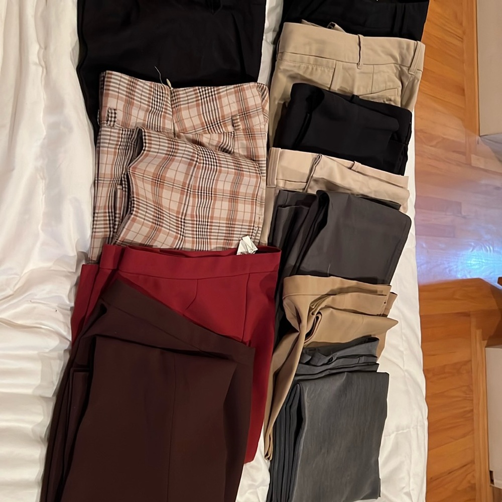 Multiple Sz2 ZARA AND BANANA REPUBLIC PANTS- excellent quality Price is per item